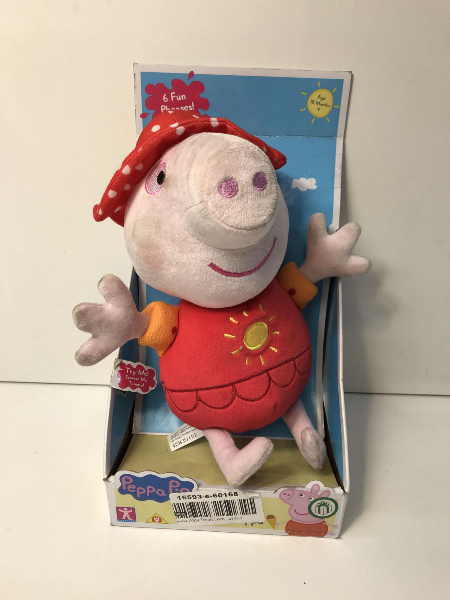 1 x PEPPA PIG TALKING HOLIDAY PEPPA |5029736055967 - Image 2 of 6