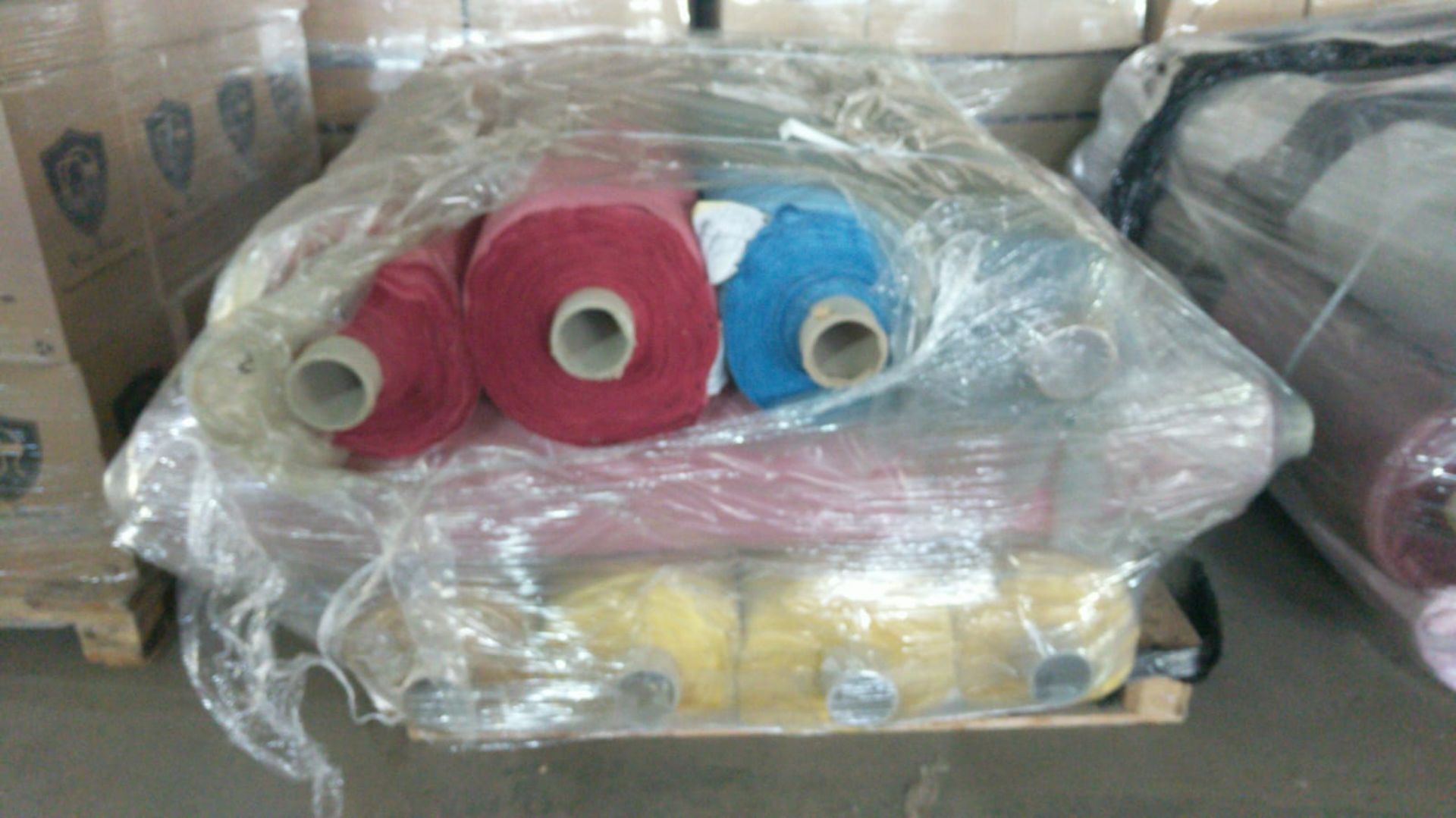 1 x Pallet of Swoon Easy Velvet on 13 rolls all appx 32 Metres