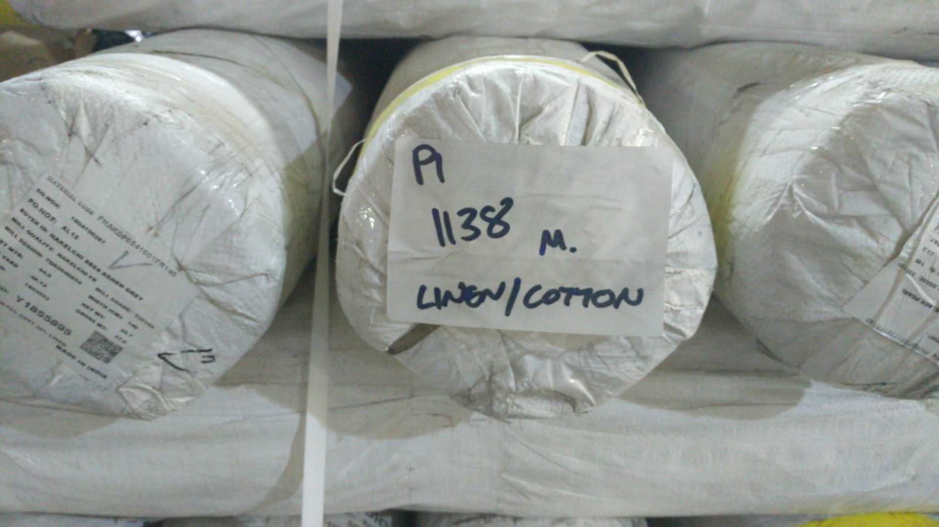 1 x Pallet of Swoon textile to contain 27 Rolls of Linnen / Cotton Textile - Appx 1100 Metres - Image 2 of 2