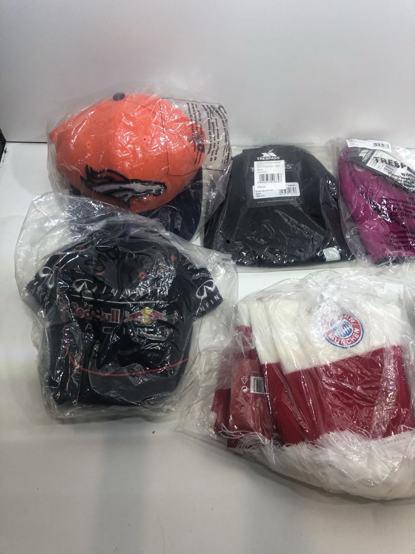 Quantity of Sport Themed Beanie Hats, Caps & Scarves - Image 2 of 4