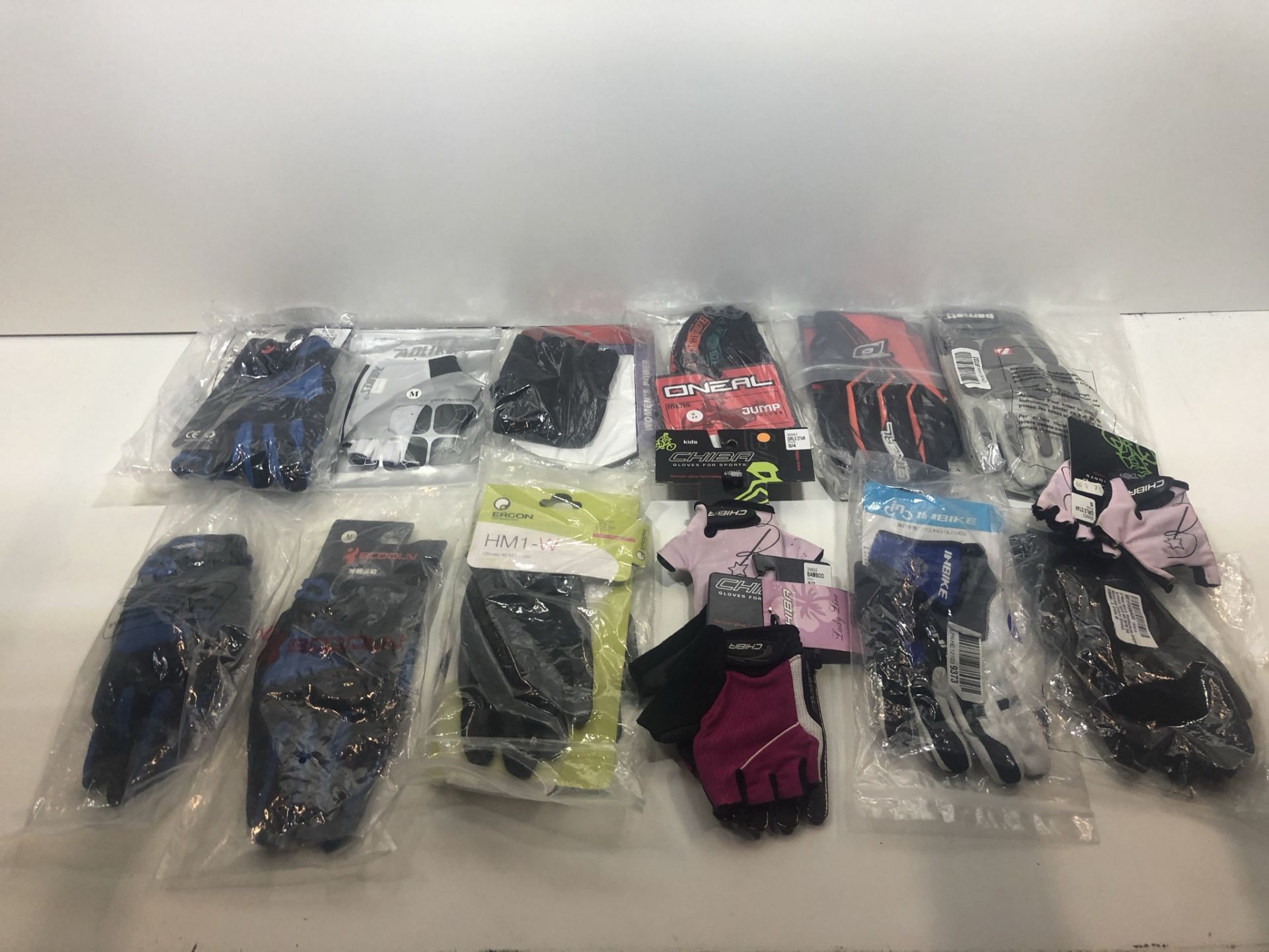 14 x Pairs of Various Boys/Girls Cycling Gloves as per pictures