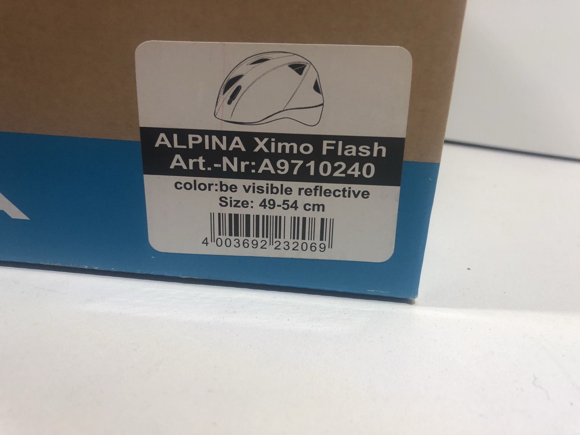 Alpina XIMO Flash Bicycle Helmet | 49-54cm - Image 2 of 2