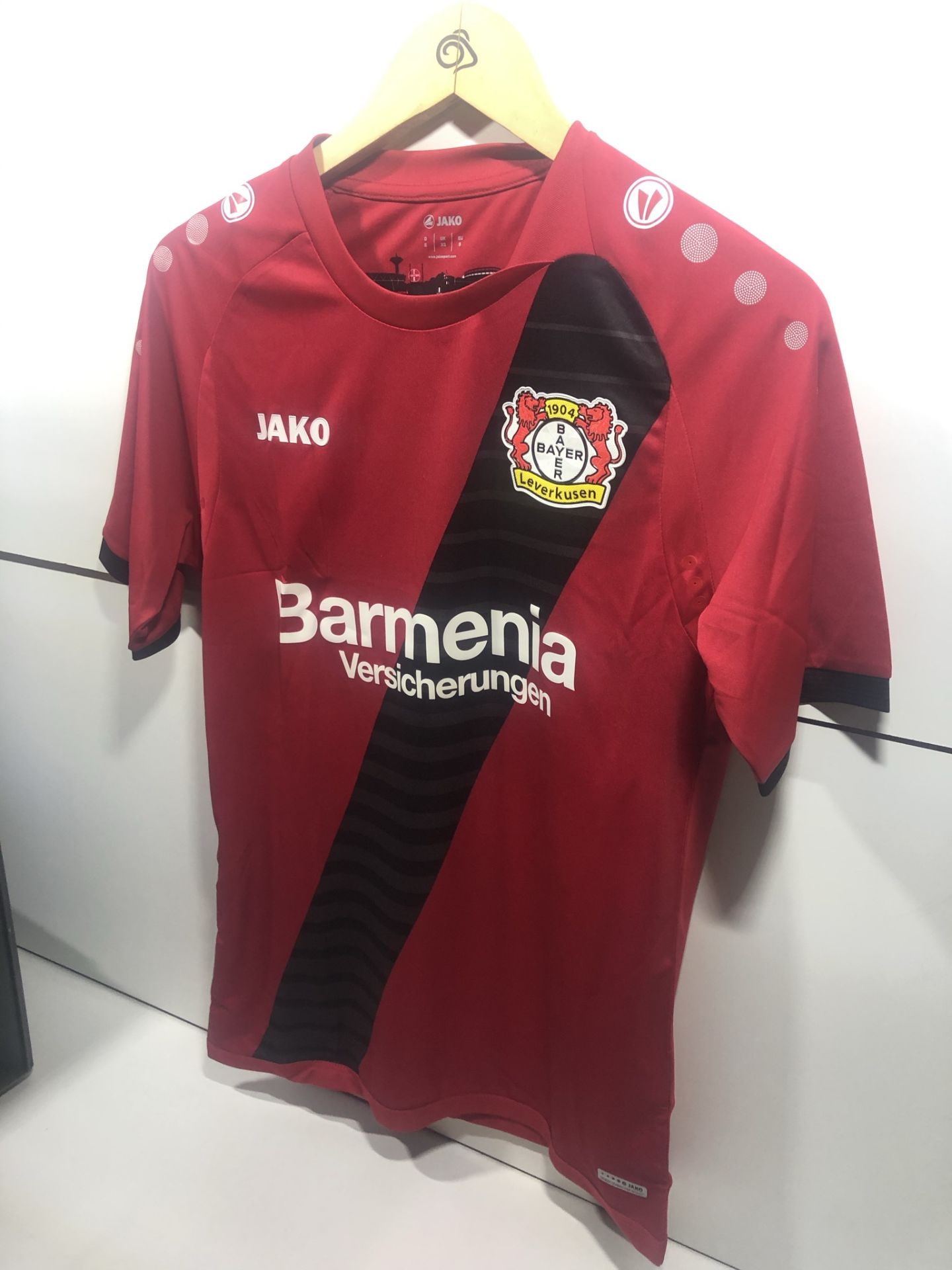 Jako 2016/2017 Bayer Leverkusen Replica Home Jersey | XS - Image 3 of 4