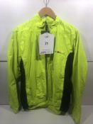 Funkier WJ1306-YE Waterproof Rain Jacket in Yellow | XXL