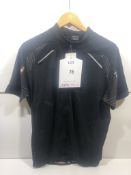 Funkier J730-5 Short Sleeve Cycling Jersey in Black | 3XL