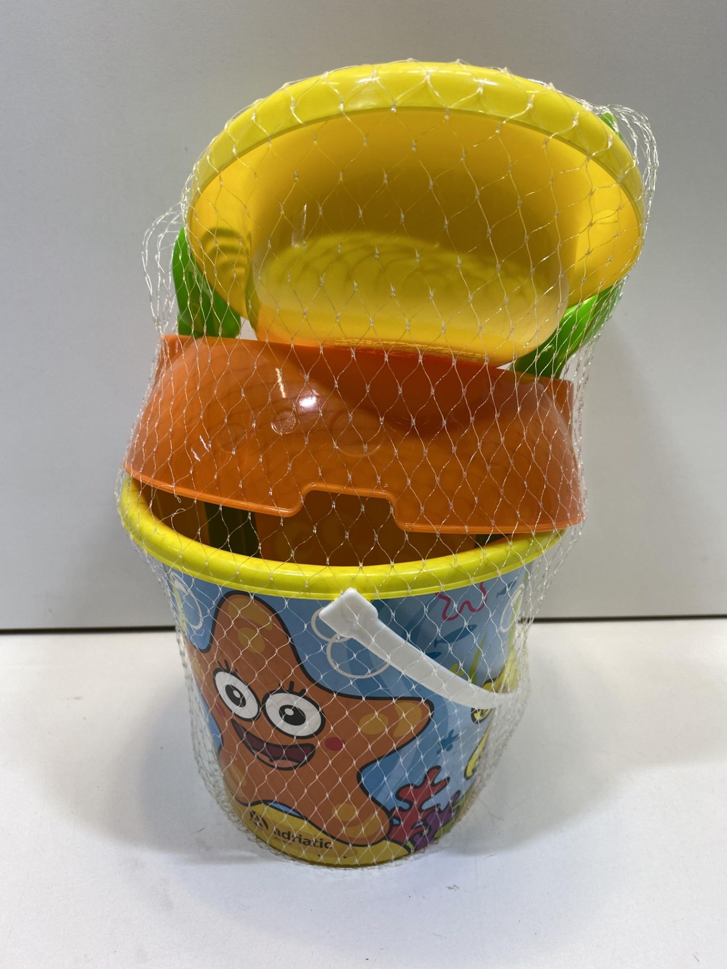 25 x Adriatic bucket and spade sets with boat and tools. |8002936826008