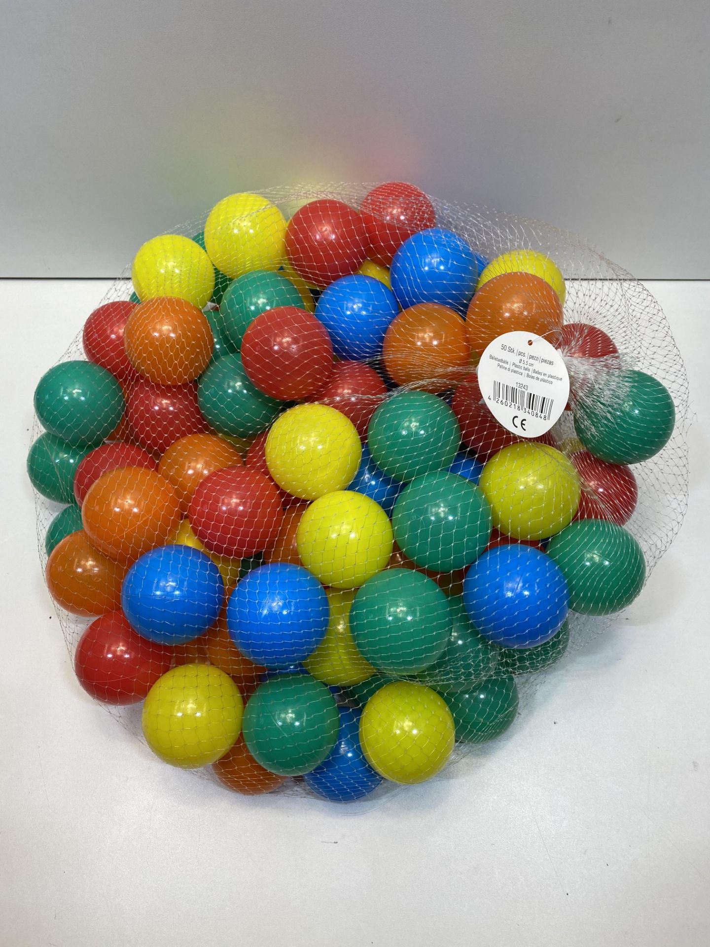 5 x LittleTom 50 Plastic Balls 5.5 cm for Ball Pits Children Kids Baby Pool Balls multi-coloured |42 - Image 2 of 4