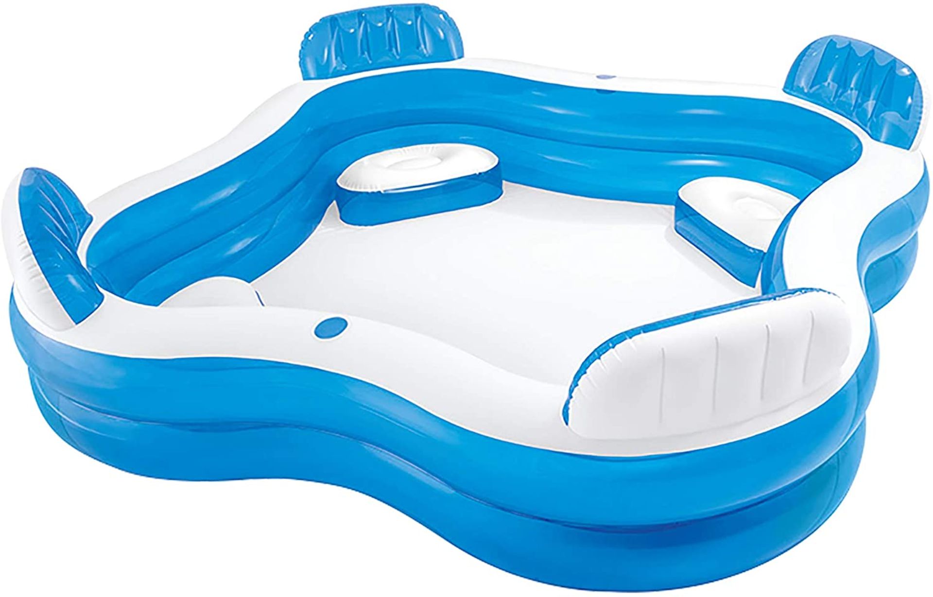 4 x Intex Swim Centre Family Pool with Seats 56475NP, 229 x 229 x 66 cm(Multi-color) |6941057454757