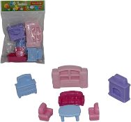5 x Polesie Polesie49339 Doll House Furniture, (Bag) -Play Set Toys-7-Pieces, Multi Colour |48103440