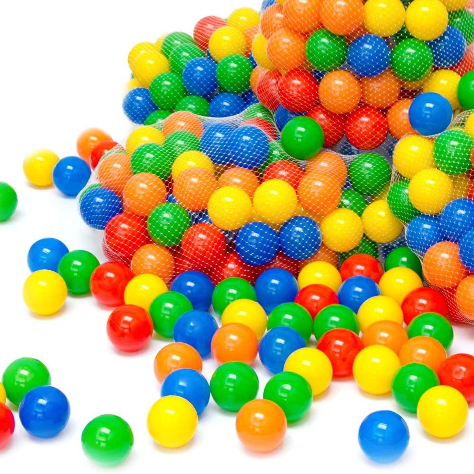 14 x LittleTom 50 Plastic Balls 5.5 cm for Ball Pits Children Kids Baby Pool Balls multi-coloured |4