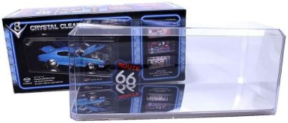 1 x 1/18 Diecast Display Case with Mirror Base |645524313559