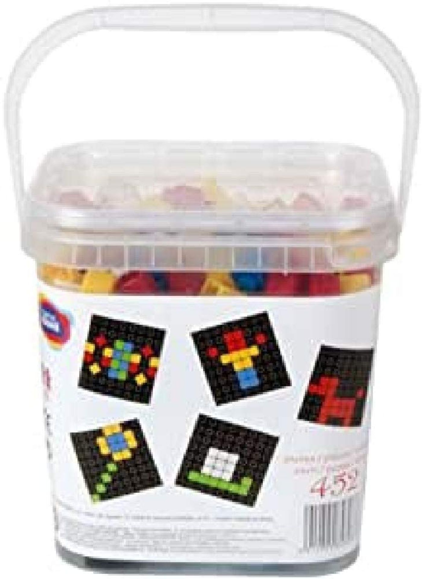 5 x Game Movil Game Movil84808 452 Pieces Pixel Colour Mosaic with Sand Timer, Multi-Color |84124998
