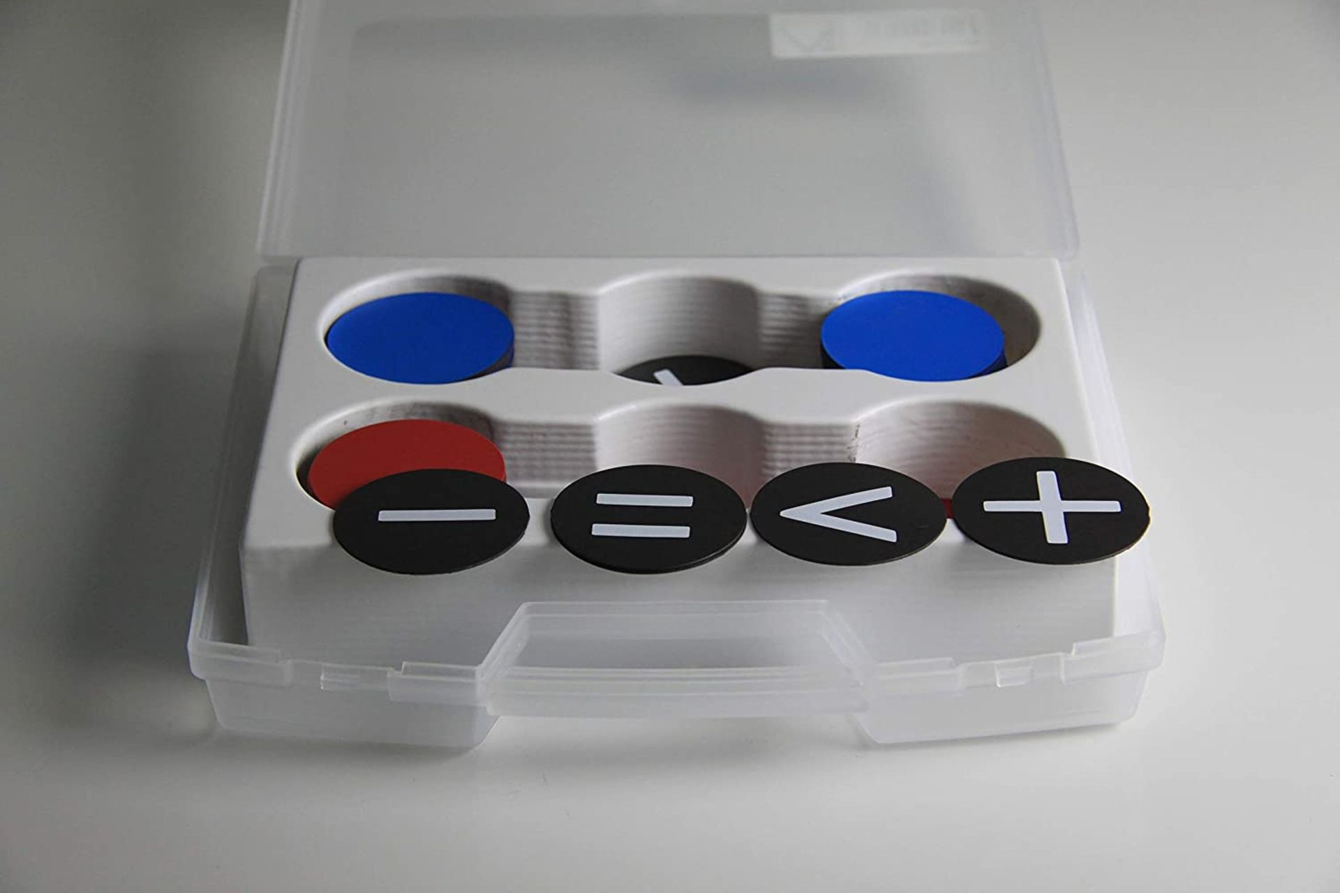 4 x WISSNER active learning 080802.000 Counting Chip Set II, Magnetic, Multi-Color |4260414062230