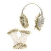 Bench Earmuffs and Fingerless Gloves Box Set