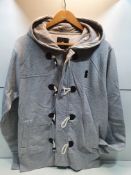 Crosshatch Men's Full Zip Hooded Jacket with Toggles