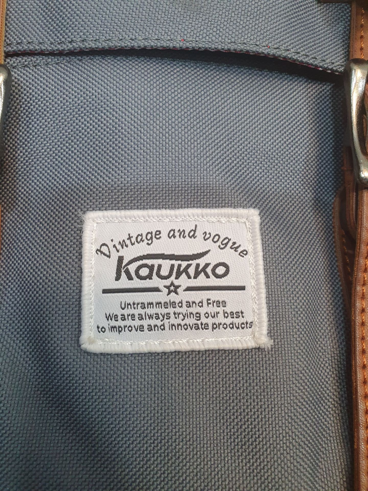Kaukko Vintage and Vogue School Backpack - Image 3 of 3