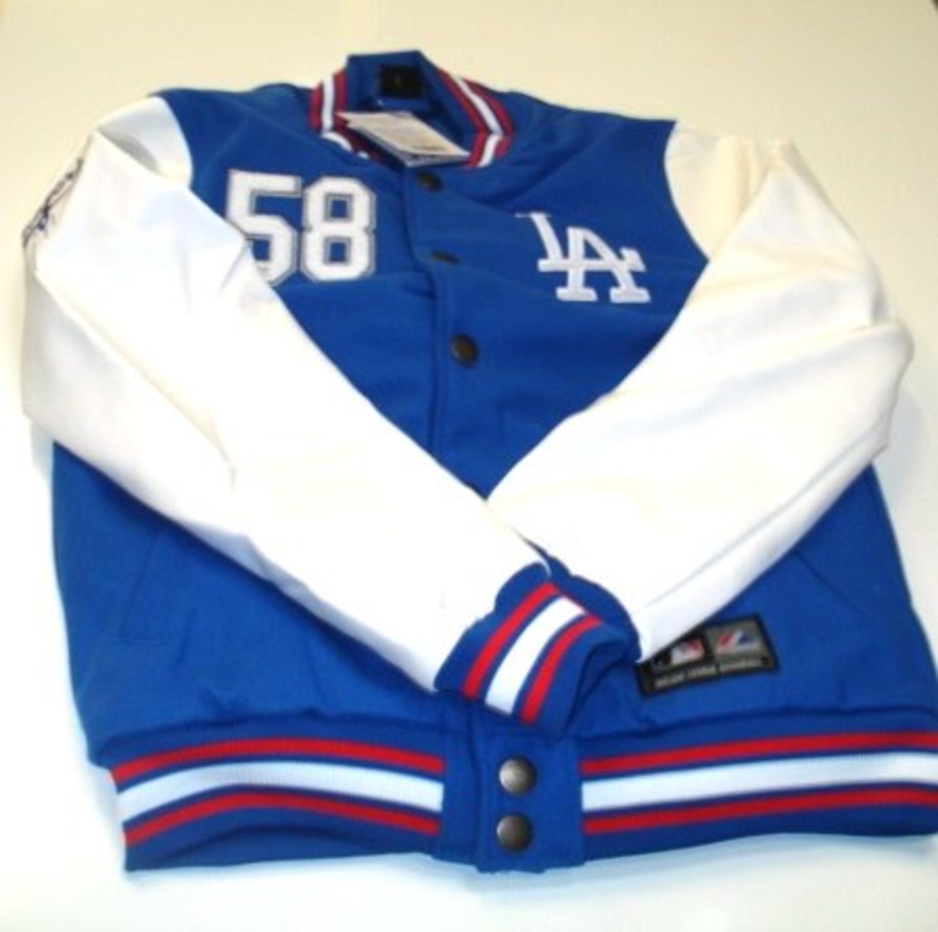 Men's Majestic LA Dodgers Dean Letterman Jacket