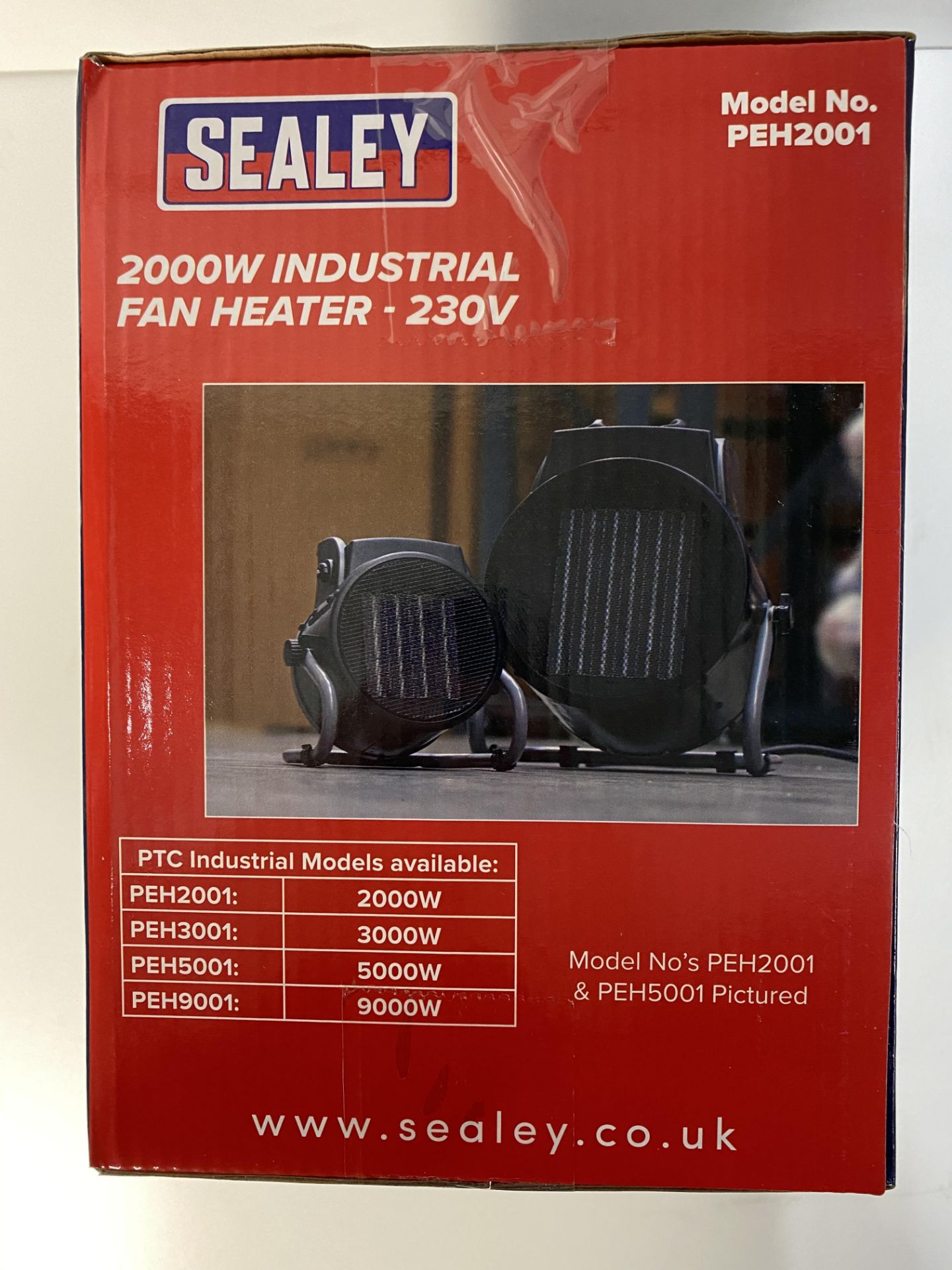 Pair Of Sealey Industrial PTC Fan Heater 230V PEH - Image 4 of 4