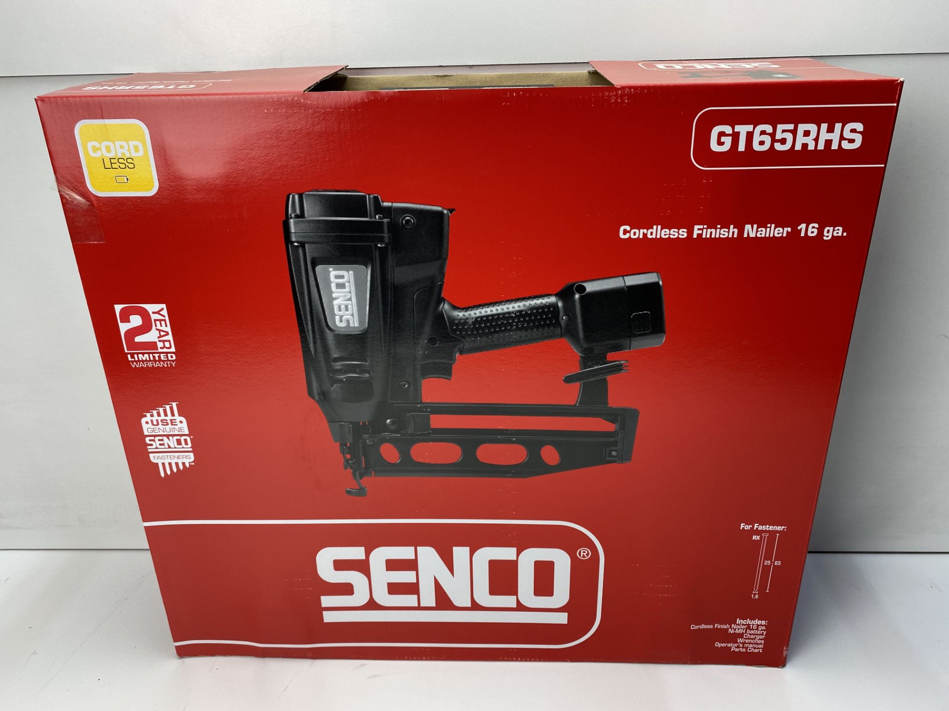 SENCO GT65RHS GAS NAIL GUN SECOND FIX 16 GAUGE NAILER