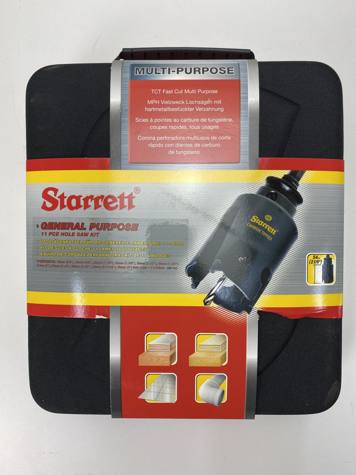 Starrett KMP11021 13 Piece General Purpose Hole Saw Set