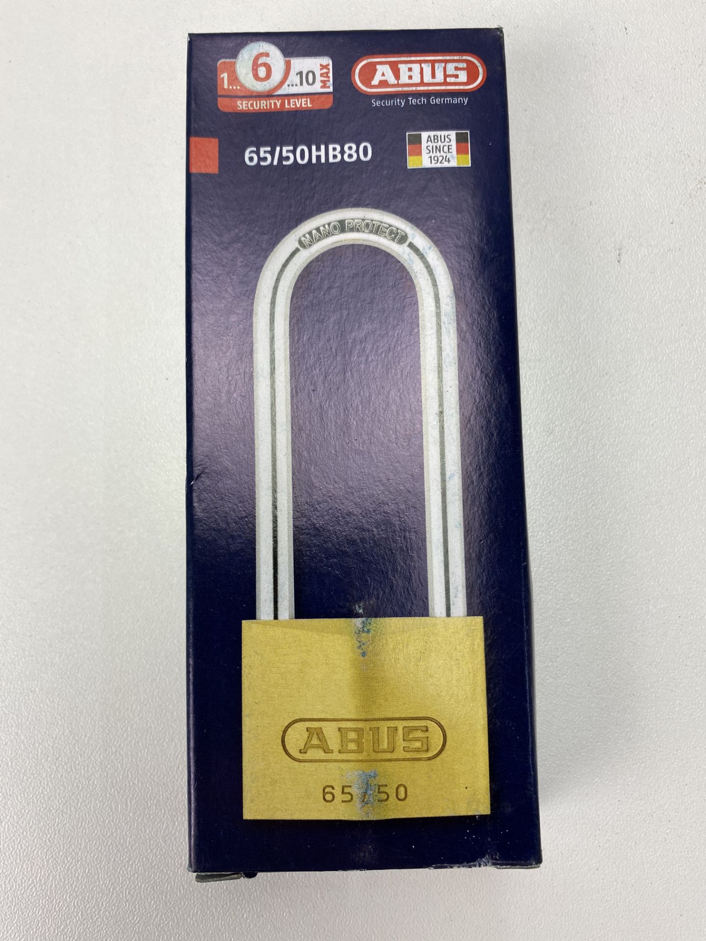 12 x ABUS 65/50HB80 Brass Padlocks