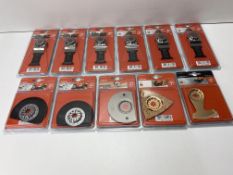 11 x Various Fein Starlock Saw Blades