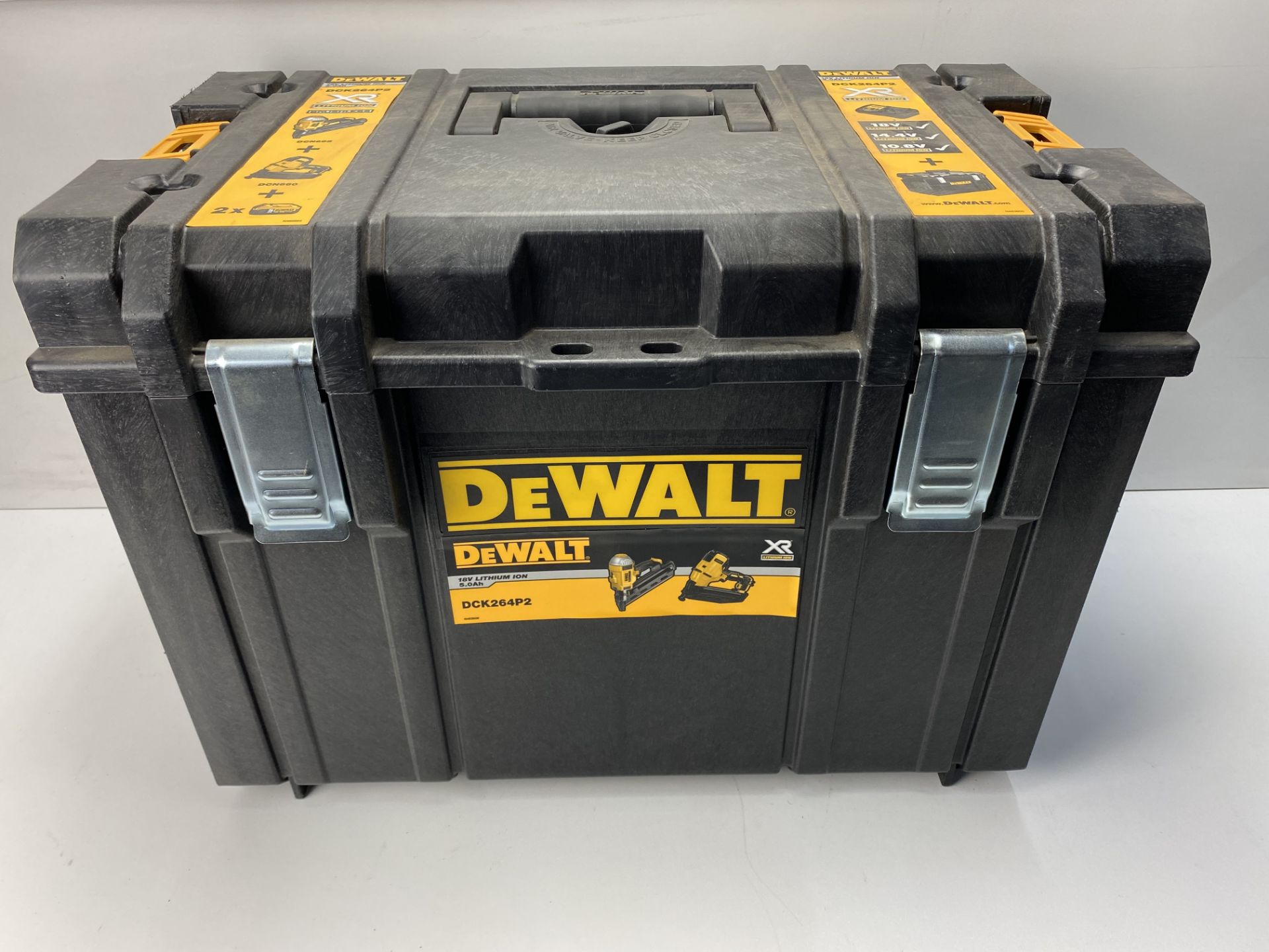 DeWalt DCK264P2 18v 2x5.0Ah Li-ion XR 1st and 2nd Fix Nailer Twin Kit TSTAK CASE ONLY!