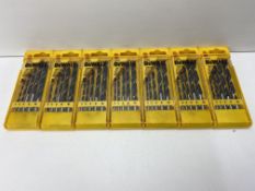 7 x DeWalt 5 Piece Brad point drill bit set