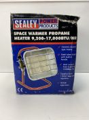 Sealey LP14 Space Warmer Propane Heater 9200-17000Btu/hr