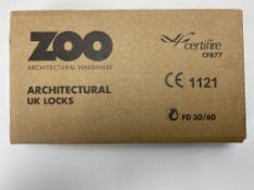 6 x Zoo Hardware ZUKS76OPSS Oval Profile Sashlock 3"