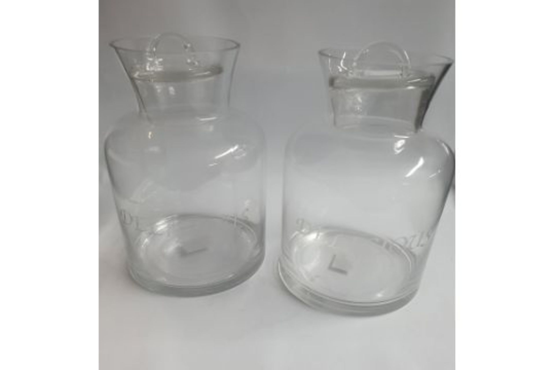 Clear Glass Jar With 'Delicious