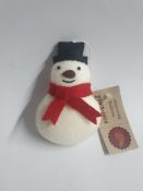 50 x Hanging Snowman Christmas Tree Decoration