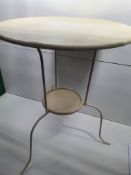 Metal Bistro Table