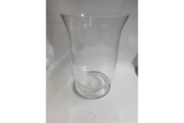 Large Clear Glass Hurricane