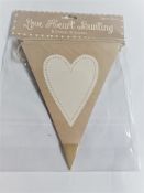 12 x Love Heart Bunting | 310cm