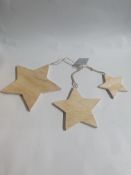 15 x Lightwood Hanging Stars | 3 Pack
