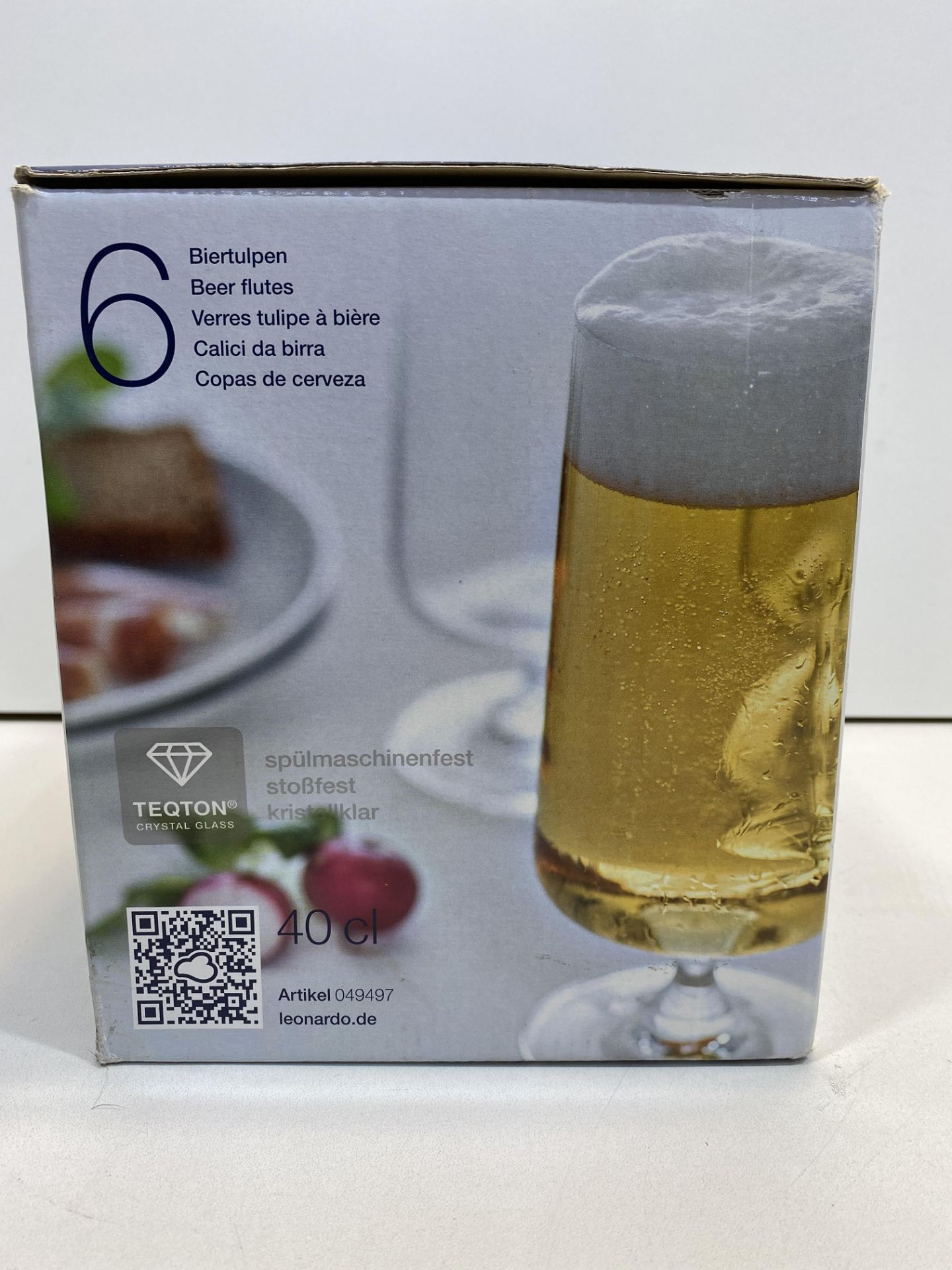 6 Piece Beer Flute Set | LPN009249335 - Image 2 of 2