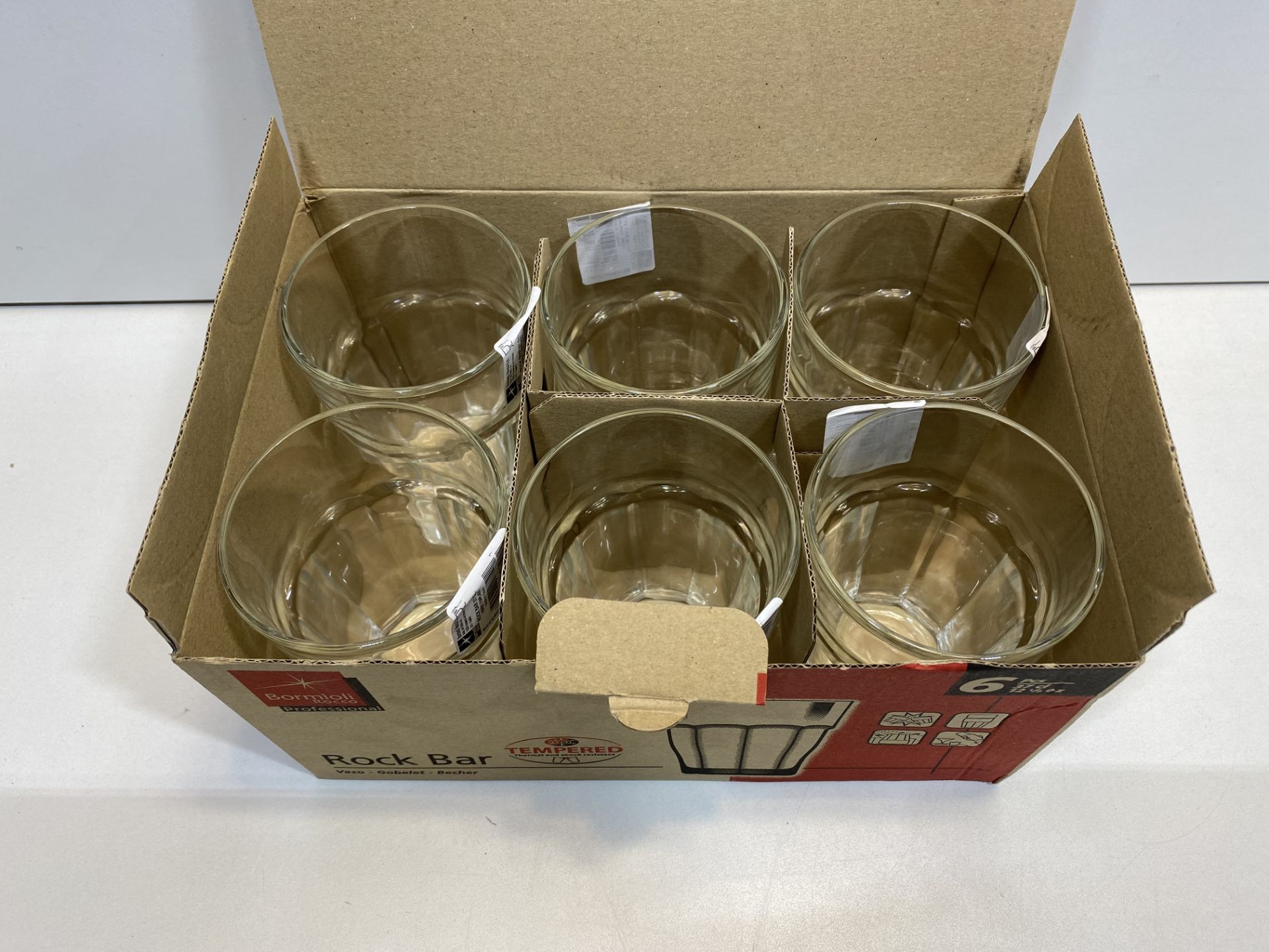 6 Piece Rock Bar Glass Tumblers | X000DPLRVV - Image 3 of 3