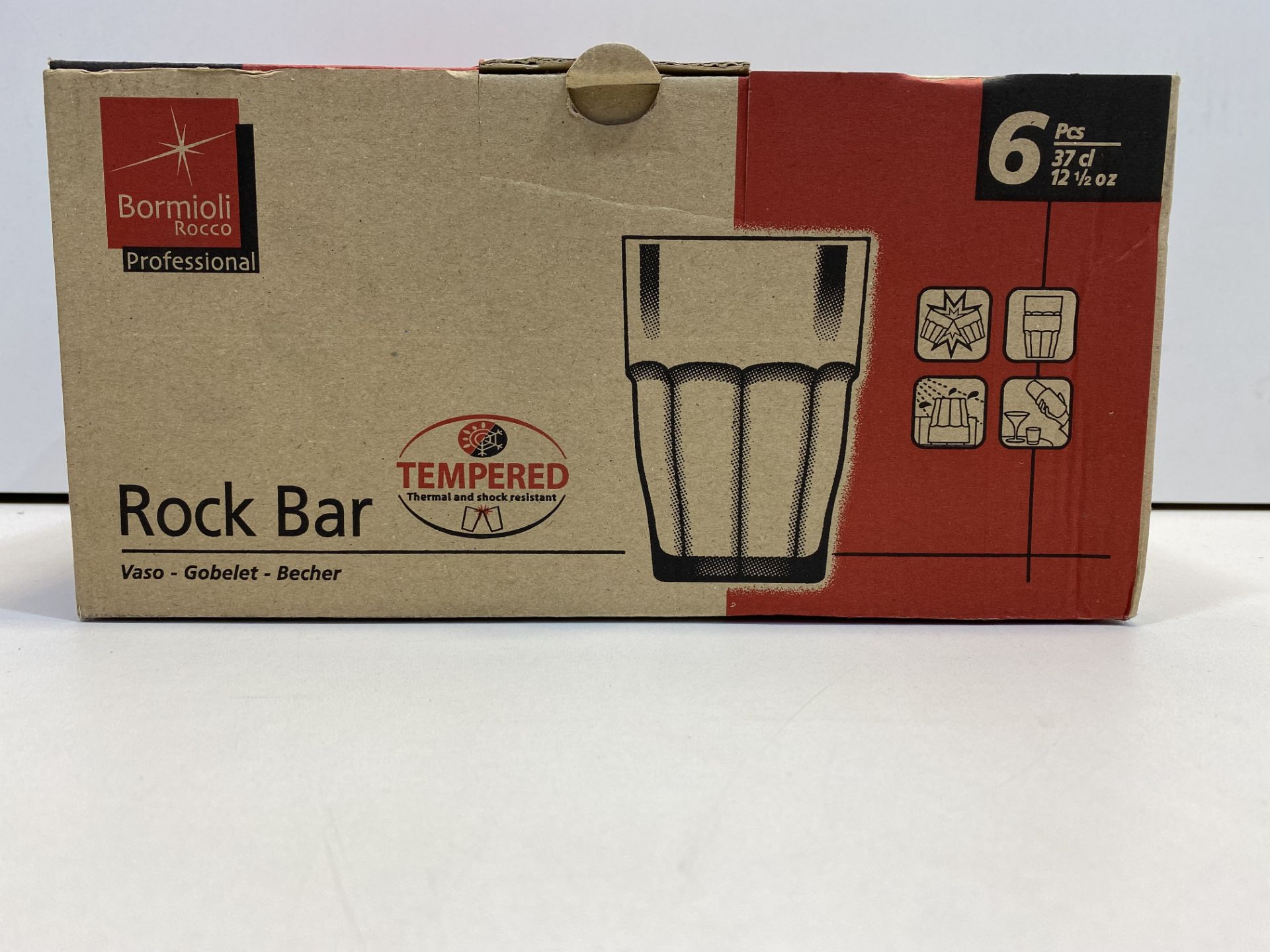 6 Piece Rock Bar Glass Tumblers | X000DPLRVV