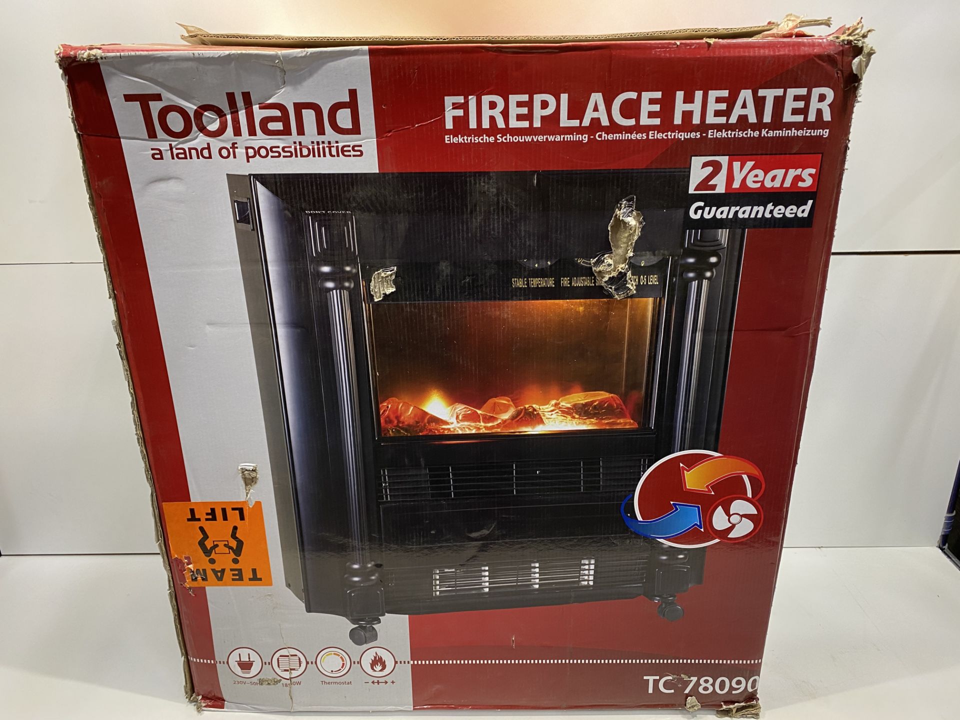 Electric Fireplace Heater - 2000 W | 5411244780903 - Image 2 of 4