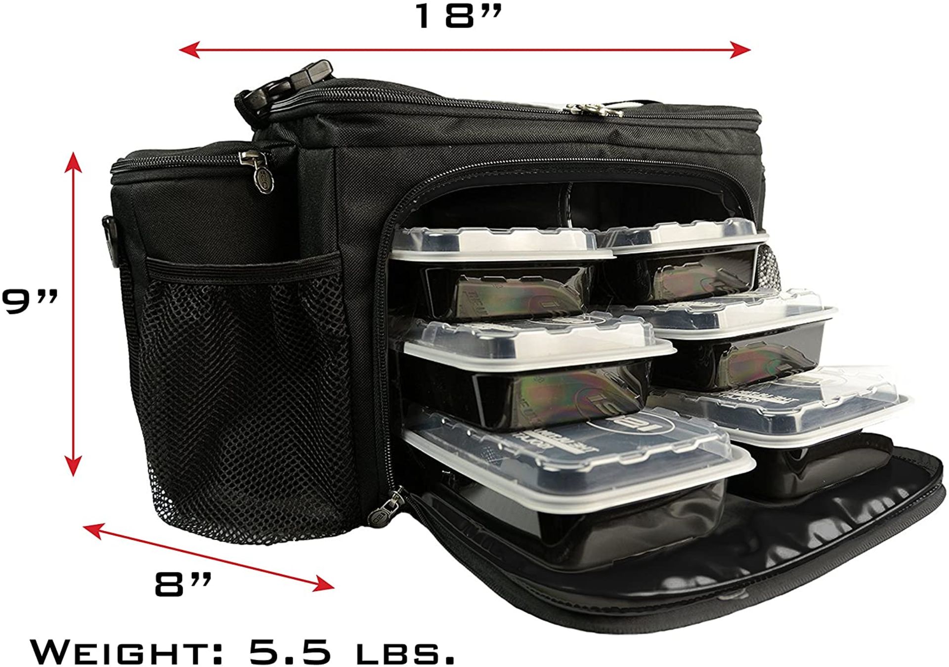 Isobag 6 Meal Management System - Black | B009ZYI8FQ