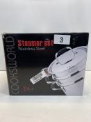 Stainless Steel Steamer Set | 5060207670111