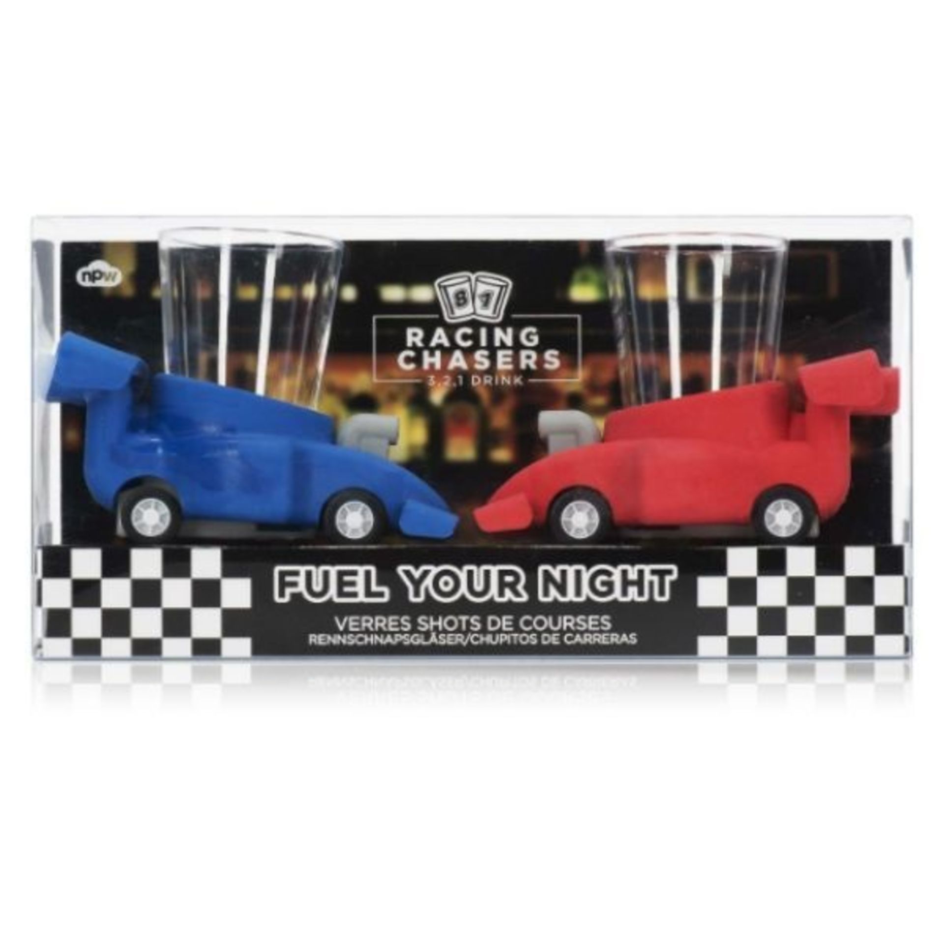 100 x Brand New Novelty Car Style Twin Shot Glass Set | Total RRP £500