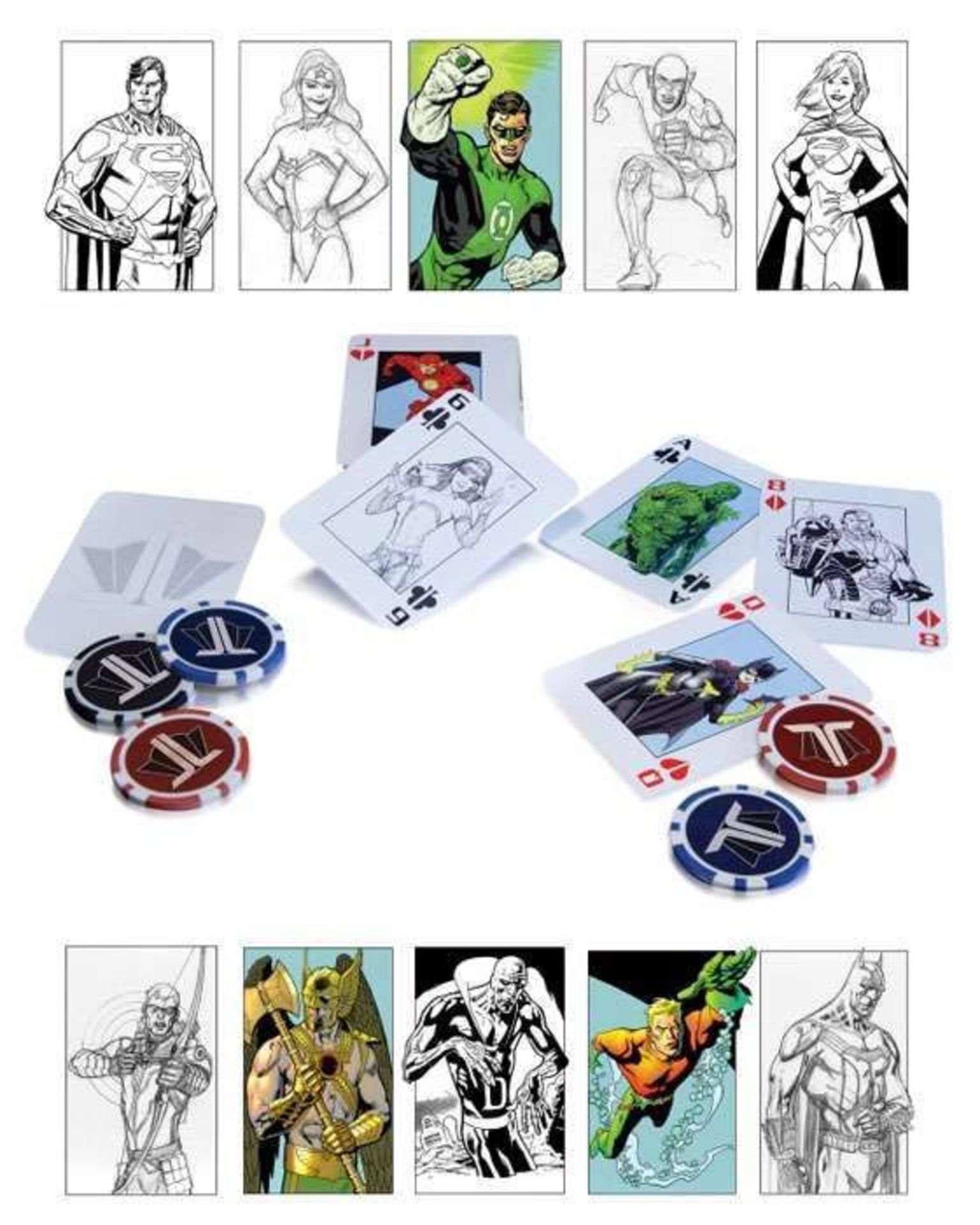 100 x DC Comics Universe Card and Chip Set | Total RRP £1,000
