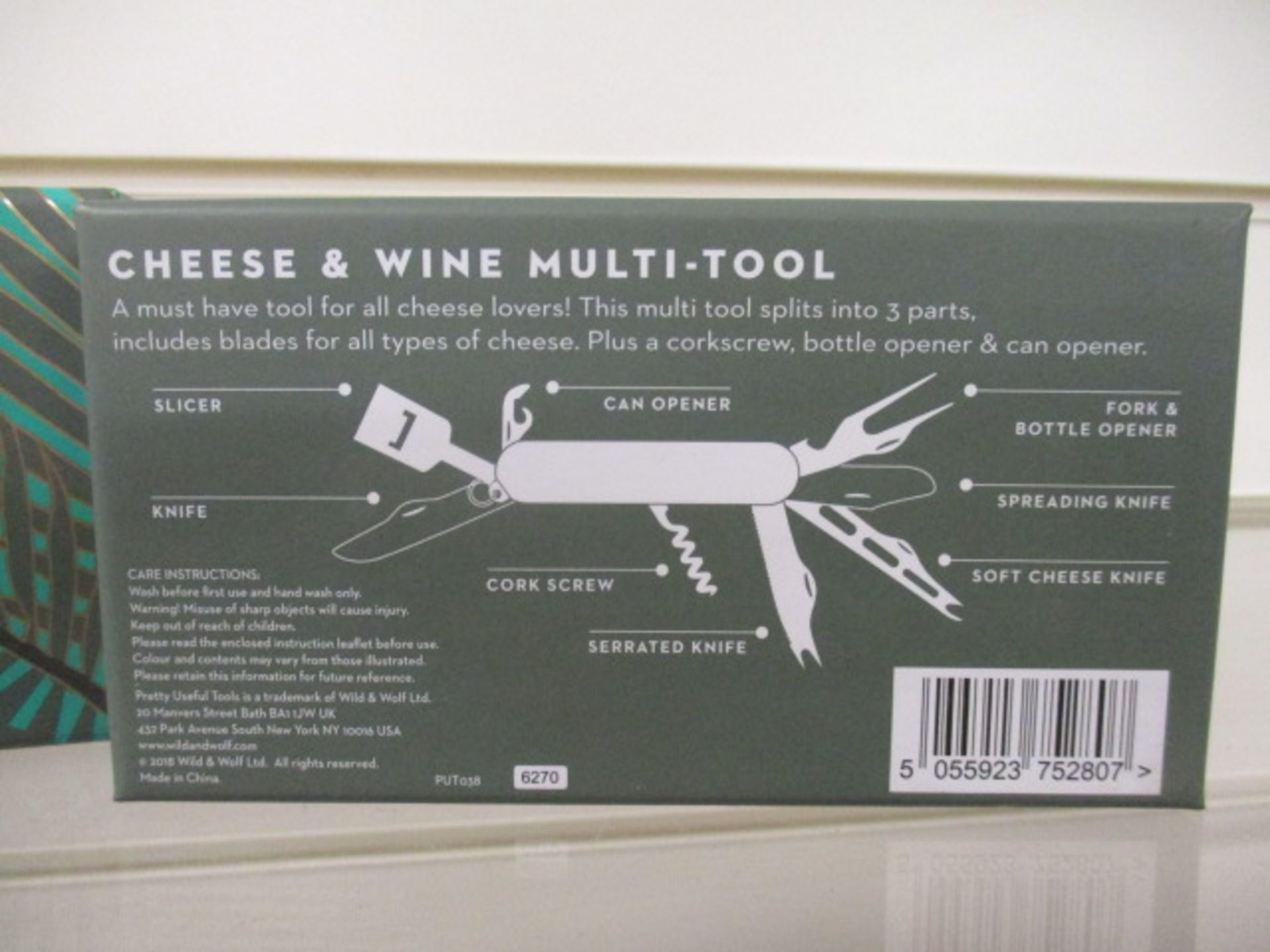 100 x Pretty Useful Cheese/Wine Multi Tool | Total RRP £1,500 - Image 2 of 2