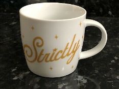 100 x Brand New Strictly Come Dancing 'Cha Cha Time' Mugs | Total RRP £1,000