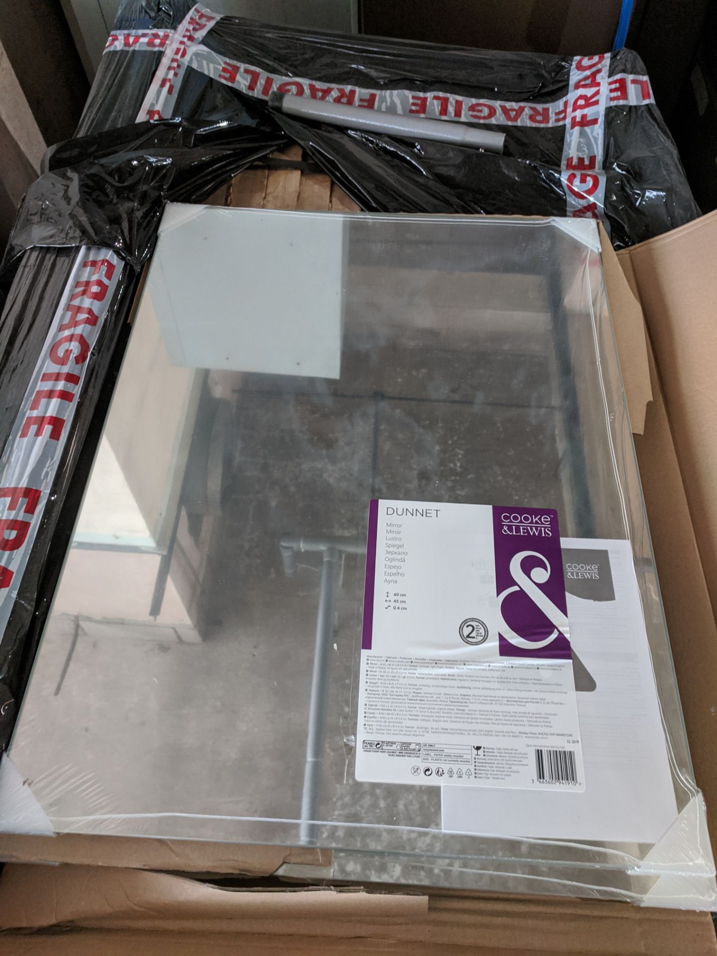 150 x Cooke & Lewis Wall Mirrors New and Sealed | RRP £2,000