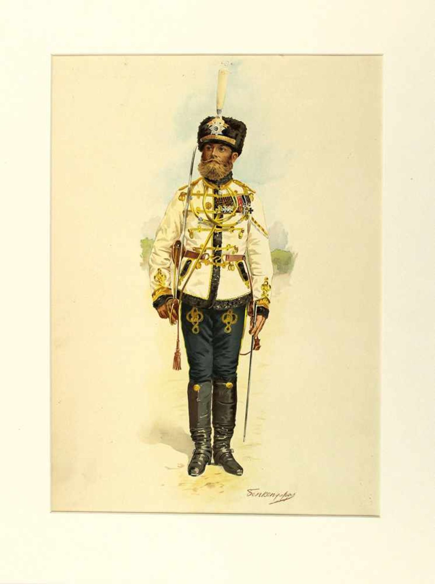 Dmitry Alexandrowitsch Benckendorff (1845-1917). Wachtmeister des 3. Schwadrons des Husaren-