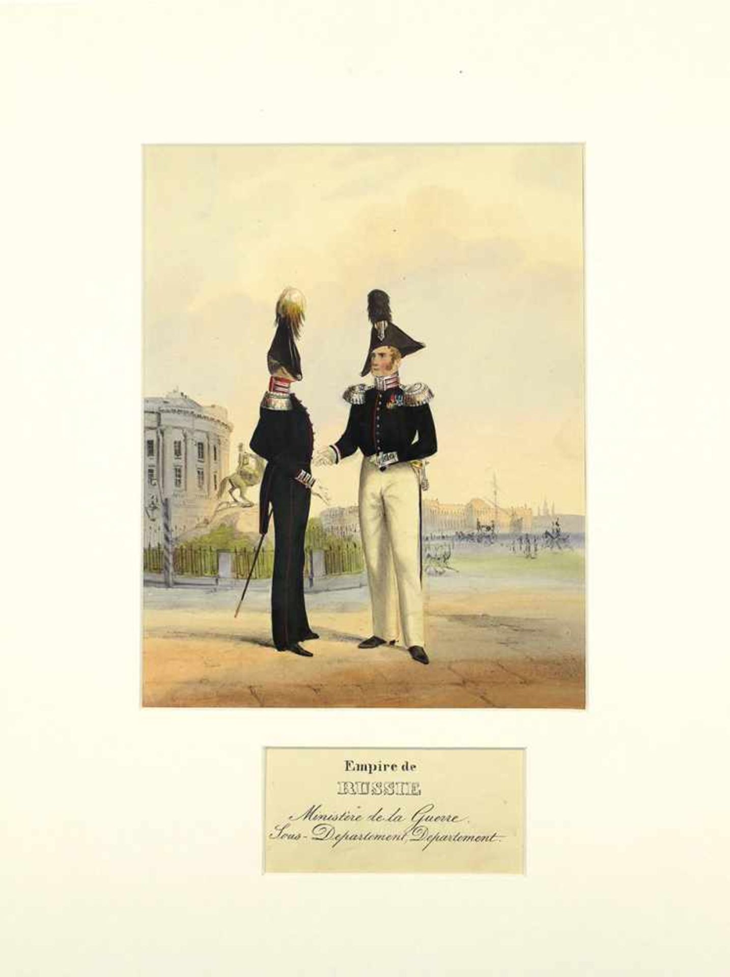 [Uniformen der Russischen Armee]Kriegsministerium: Unter-Departement, Departement. 1840Aus der