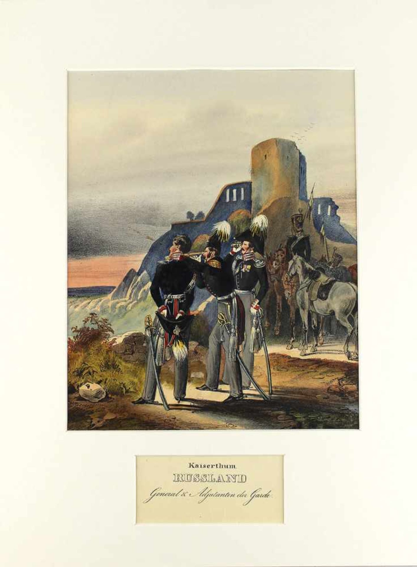 [Uniformen der Russischen Armee] General & Adjutant der Garde. 1840 - Bild 2 aus 2